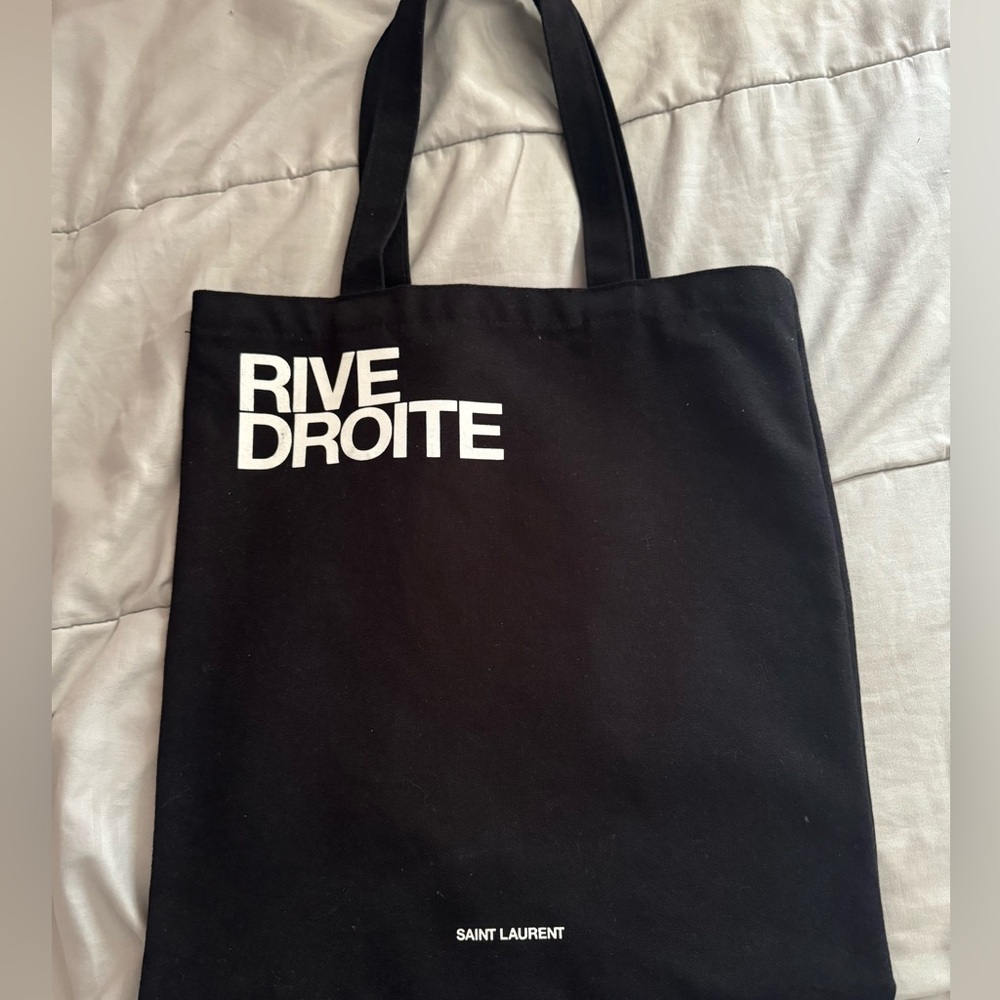 Ysl rive droite tote bag